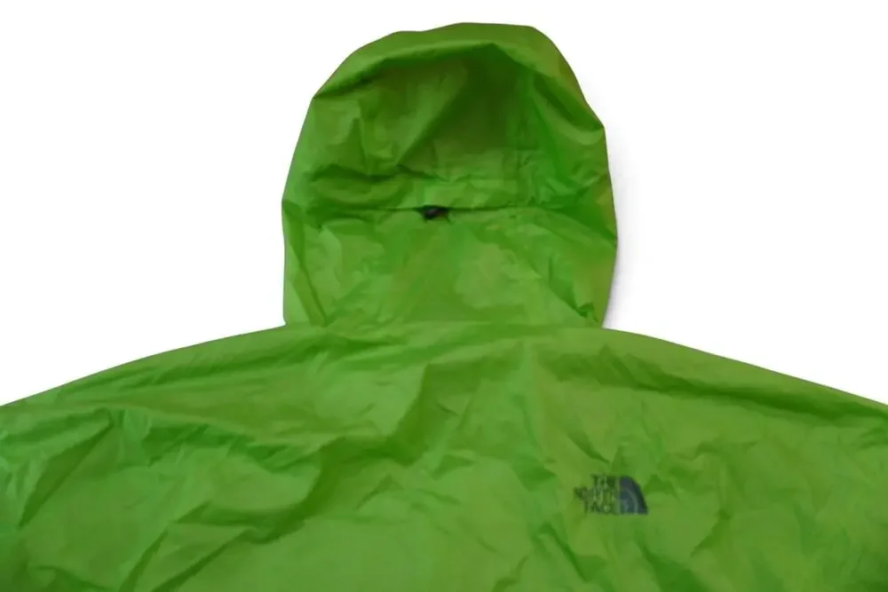 The North Face Jacket Mens Large Green HyVent Hooded Waterproof Rain 2.5L